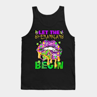 Let The Shenanigans Begin Mardi Gras Kids Men Women Tank Top